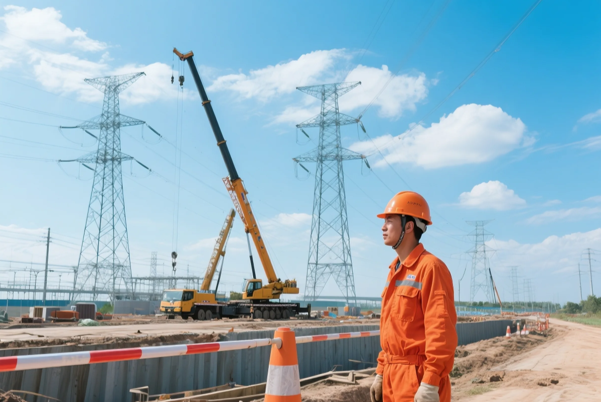 集電線路及基礎施工